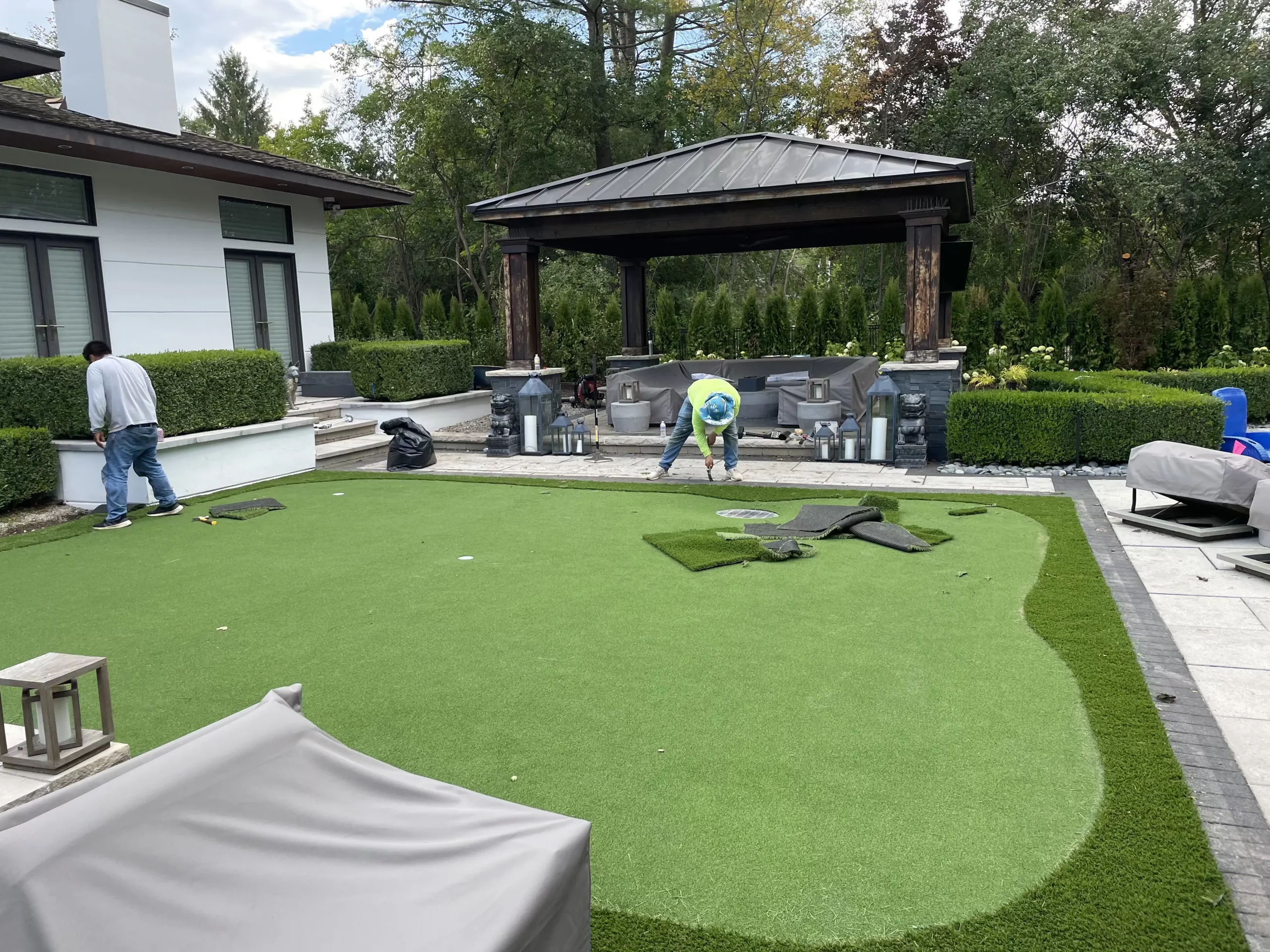 Synthetic Putting Green Design and Install in League City, TX